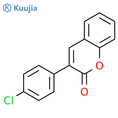2H-1-Benzopyran-2-one,3-(4-chlorophenyl)- structure