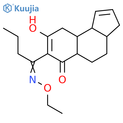 6H-Benz[e]inden-6-one,7-[1-(ethoxyimino)butyl]-3,3a,4,5,5a,9,9a,9b-octahydro-8-hydroxy- structure
