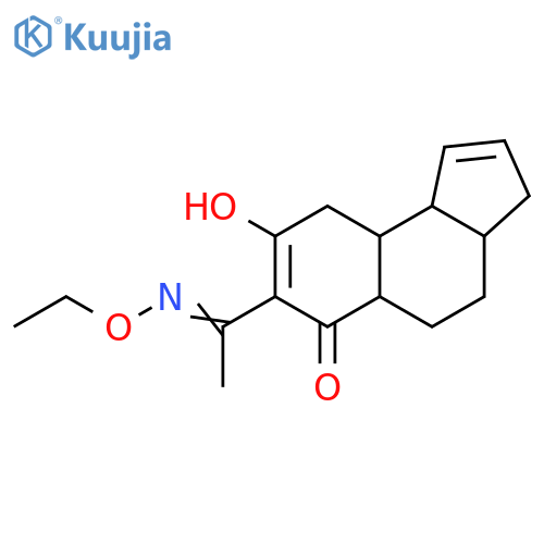 6H-Benz[e]inden-6-one,7-[1-(ethoxyimino)ethyl]-3,3a,4,5,5a,9,9a,9b-octahydro-8-hydroxy- structure