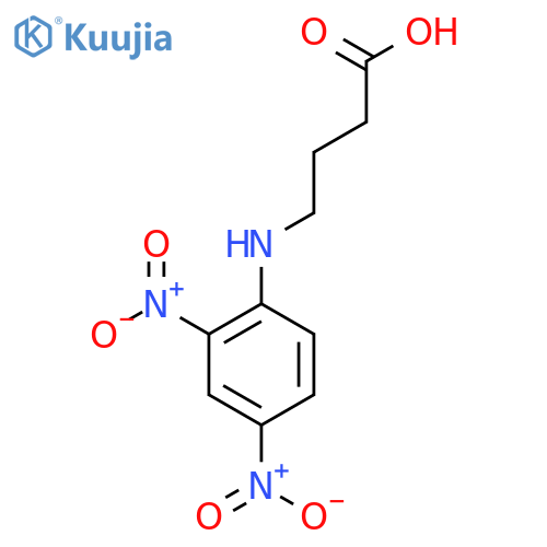4-[(2,4-dinitrophenyl)amino]butanoic acid structure