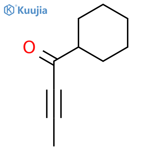 1-cyclohexylbut-2-yn-1-one structure