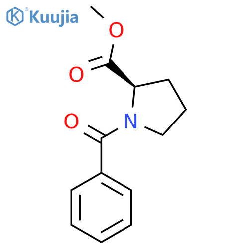 (R)-Methyl 1-benzoylpyrrolidine-2-carboxylate structure