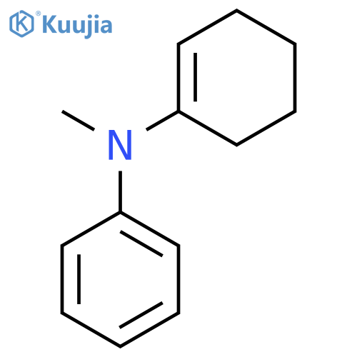 Benzenamine, N-1-cyclohexen-1-yl-N-methyl- structure