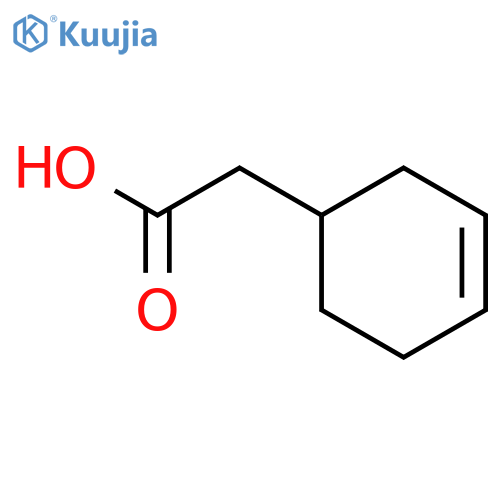 3-Cyclohexene-1-acetic acid structure