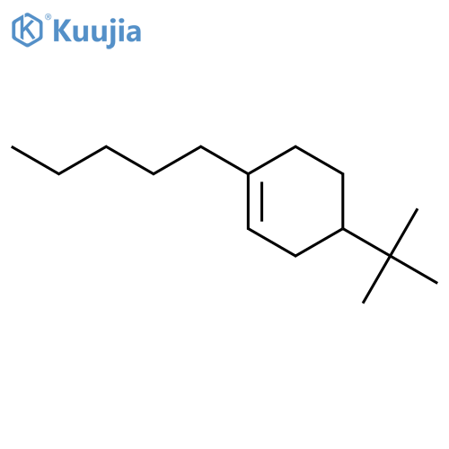 Cyclohexene, 4-(1,1-dimethylethyl)-1-pentyl- structure