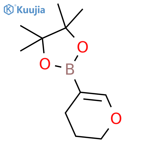 2-(3,4-Dihydro-2H-pyran-5-yl)-4,4,5,5-tetramethyl-1,3,2-dioxaborolane structure