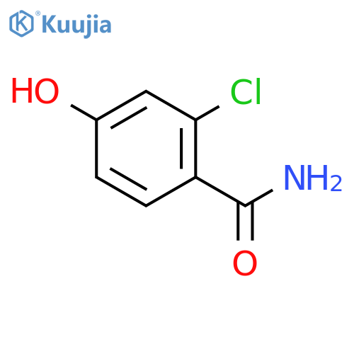 2-Chloro-4-hydroxybenzamide structure