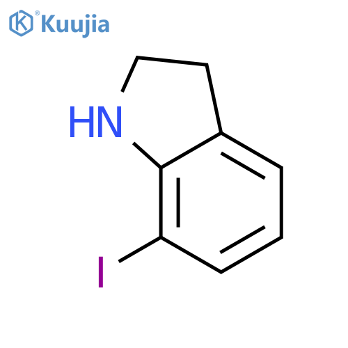 1H-Indole, 2,3-dihydro-7-iodo- structure