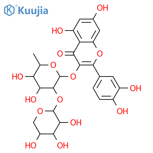 Quercitrin 2''-O-arabinoside structure