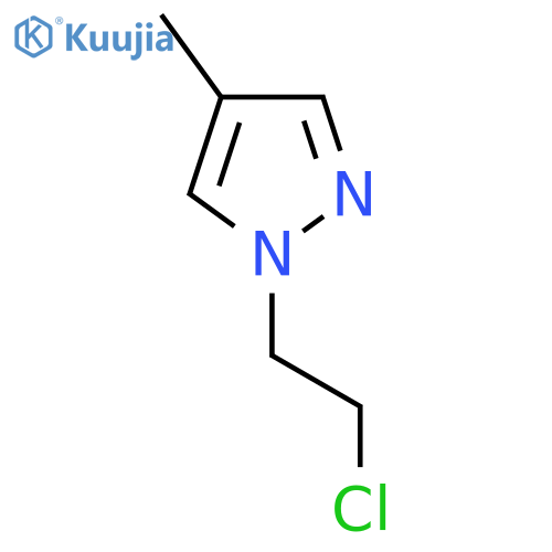 1-(2-Chloroethyl)-4-methyl-1H-pyrazole structure