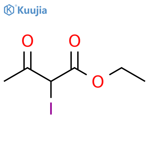 Butanoic acid, 2-iodo-3-oxo-, ethyl ester structure
