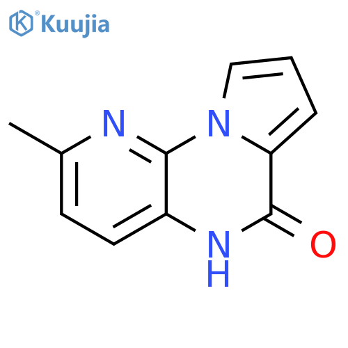 2-methyl-Pyrido[3,2-e]pyrrolo[1,2-a]pyrazin-6(5H)-one structure