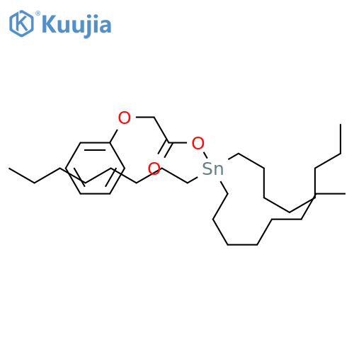 Stannane, trioctyl[(phenoxyacetyl)oxy]- structure