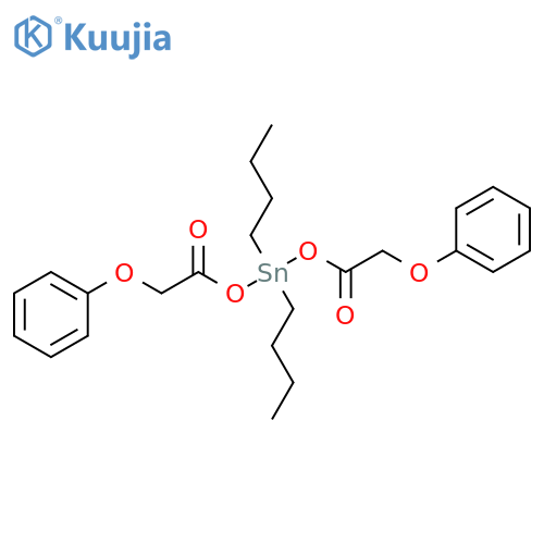 Stannane, dibutylbis[(phenoxyacetyl)oxy]- (9CI) structure