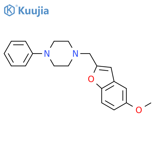 Piperazine,1-[(5-methoxy-2-benzofuranyl)methyl]-4-phenyl- structure