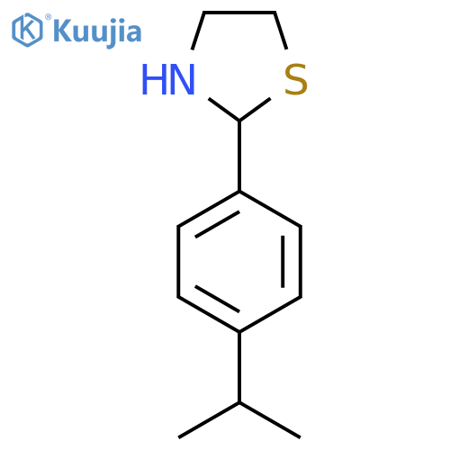 2-(4-Isopropylphenyl)thiazolidine structure