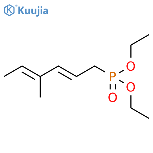 (2E,4E)-4-Methyl-2,4-hexadienylphosphonic Acid Diethyl Ester structure