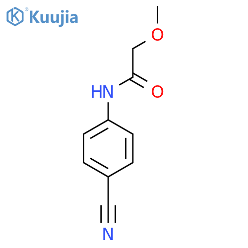 N-(4-Cyanophenyl)-2-methoxyacetamide structure