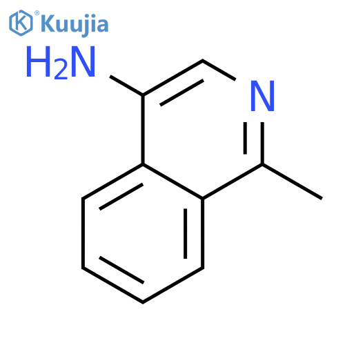 1-methyl-4-Isoquinolinamine structure