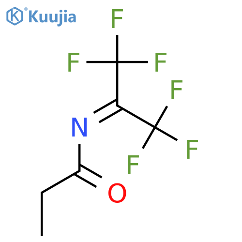 Propanamide, N-[2,2,2-trifluoro-1-(trifluoromethyl)ethylidene]- structure
