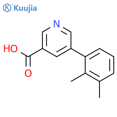 5-(2,3-Dimethylphenyl)nicotinic acid structure