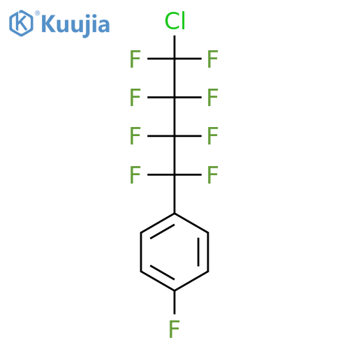 Benzene, 1-(4-chloro-1,1,2,2,3,3,4,4-octafluorobutyl)-4-fluoro- structure