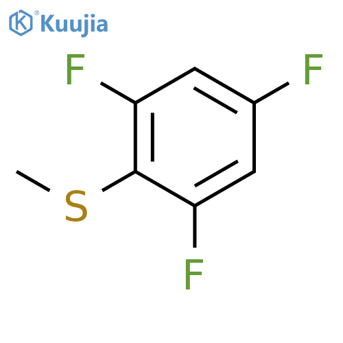 Benzene, 1,3,5-trifluoro-2-(methylthio)- structure
