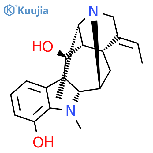 Ajmalan-12,17-diol, 19,20-didehydro-, (17S,19E)- structure