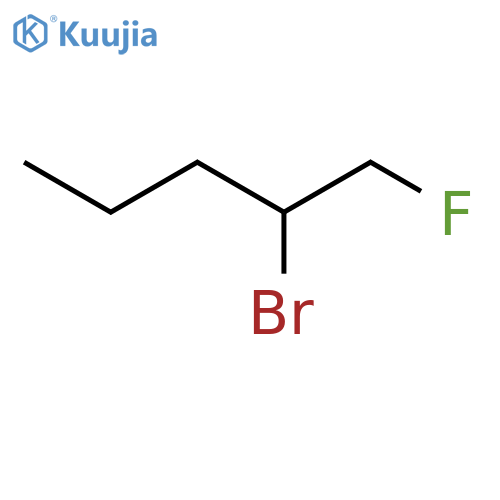 Pentane, 2-bromo-1-fluoro- structure