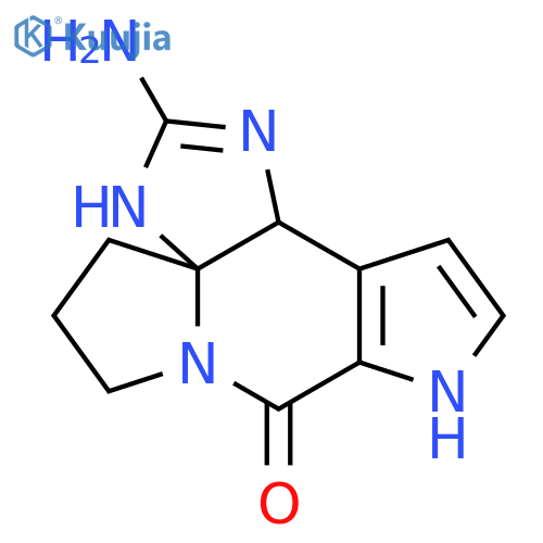 4H-Imidazo[4,5-h]pyrrolo[2,3-f]indolizin-8(1H)-one,2-amino-5,6,9,11b-tetrahydro-, (3aR,11bS)- (9CI) structure