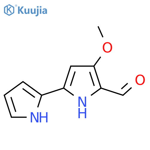 4-methoxy-1H,1'H-[2,2'-bipyrrole]-5-carbaldehyde structure