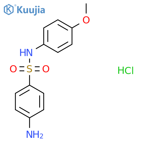 4-Amino-N-(4-methoxyphenyl)benzenesulfonamide hydrochloride structure