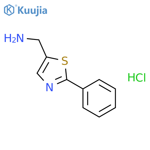 2-Phenyl-thiazol-5-yl-methylamine Hydrochloride structure
