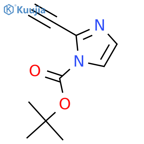 2-ethynyl-1H-Imidazole-1-carboxylic acid 1,1-dimethylethyl ester structure