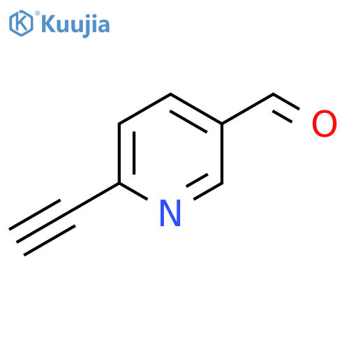 3-Pyridinecarboxaldehyde, 6-ethynyl- structure