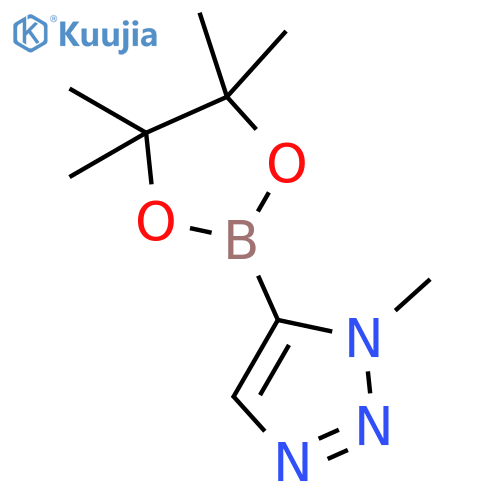 1-Methyl-5-(4,4,5,5-tetramethyl-1,3,2-dioxaborolan-2-yl)-1H-1,2,3-triazole structure