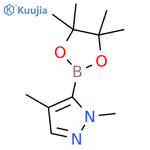 1,4-dimethyl-5-(tetramethyl-1,3,2-dioxaborolan-2-yl)-1H-pyrazole structure
