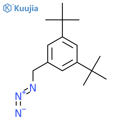 Benzene, 1-(azidomethyl)-3,5-bis(1,1-dimethylethyl)- structure
