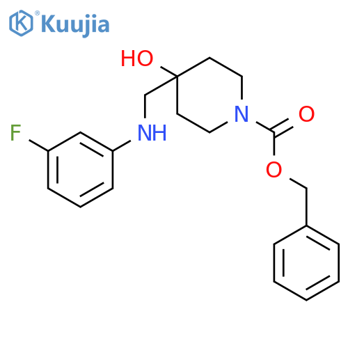 Benzyl 4-{(3-Fluorophenyl)aminomethyl}-4-hydroxypiperidine-1-carboxylate structure