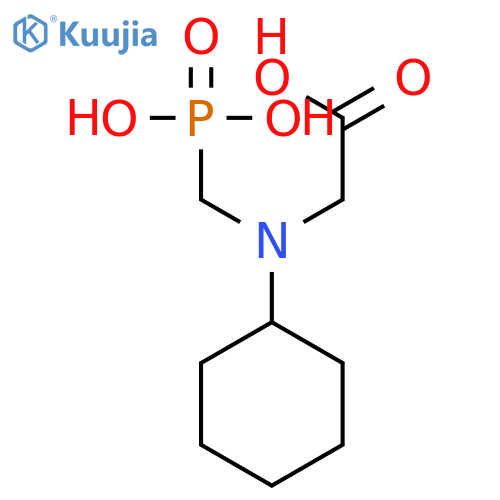 Glycine, N-cyclohexyl-N-(phosphonomethyl)- structure