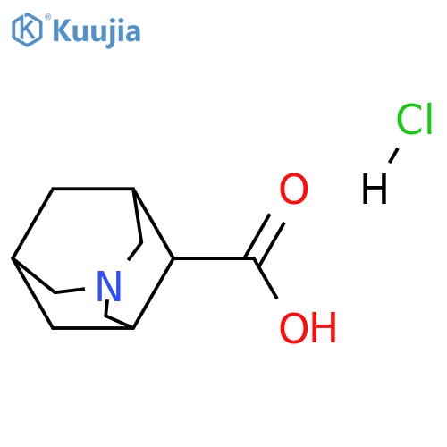 1-azatricyclo[3.3.1.1,3,7]decane-4-carboxylic acid hydrochloride structure