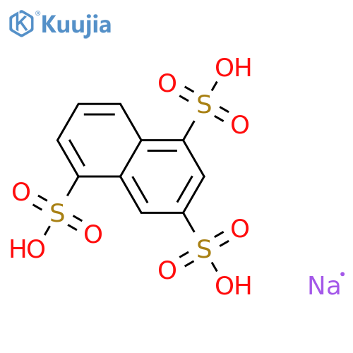 Naphthalene-1,3,5-trisulfonic acid, sodium salt(1:1) structure