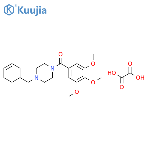 <br>(4-Cyclohex-3-enylmethyl-piperazin-1-yl)-(3,4,5-trimethoxy-phenyl)-methanon e structure