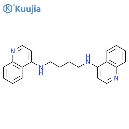 1,4-Butanediamine,N,N'-di-4-quinolinyl- (9CI) structure