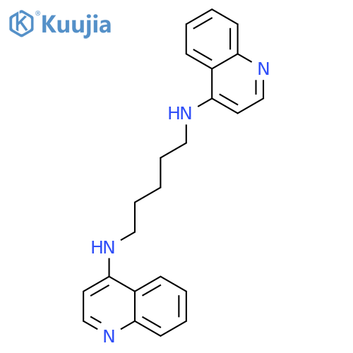 1,5-Pentanediamine,N,N'-di-4-quinolinyl- (9CI) structure