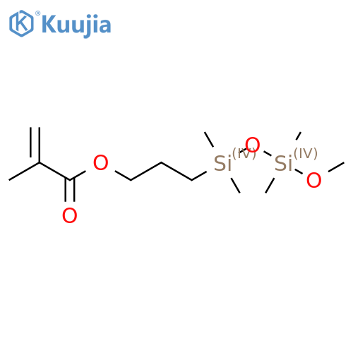 (METHACRYLOXYPROPYL)METHYLSILOXANE, DIMETHYLSILOXANE COPOLYMER structure