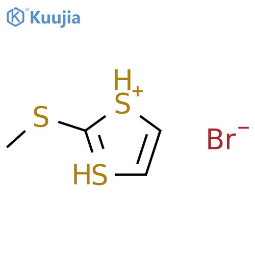 1,3-DITHIOL-1-IUM, 2-(METHYLTHIO)-, BROMIDE structure