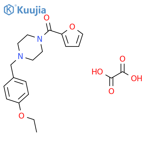 1-(4-ethoxybenzyl)-4-(2-furoyl)piperazine structure