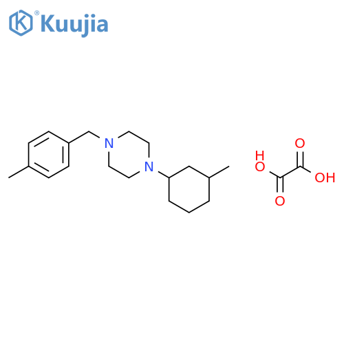 1-(4-Methyl-benzyl)-4-(3-methyl-cyclohexyl)-piperazine structure