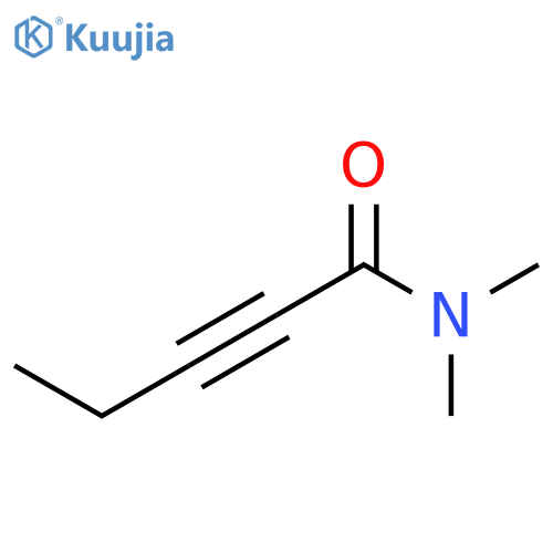 2-Pentynamide, N,N-dimethyl- structure